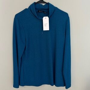Benancy Blue Turtleneck Sweater